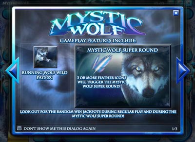 Mystic Wolf Slot Pay Table