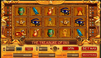 The Tresure of Isis slots The Tresure of Isis slots