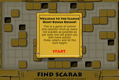 Play Treasures of Pharaohs slot Bonus games! Treasures of Pharaohs Bonus Game