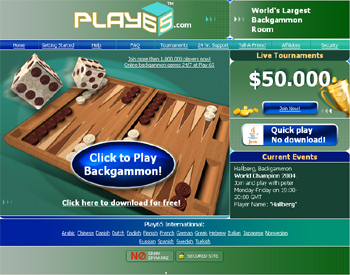 Play65 Online Backgammon
