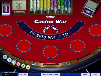 Free Casino War Game