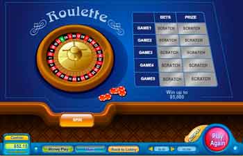 Roulette Scratch Off Game