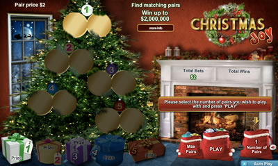 Christmas Joy Online Scratch Card