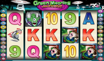 Green Meanies from Outta Space Slots