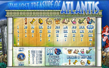 Atlantis Paytable