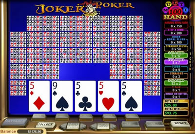 Joker Poker Multi-Hand Video Poker