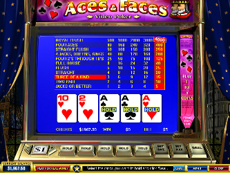 Aces and Faces Online Video-Poker