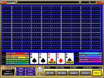 Aces and Faces 100-Hand Video-Poker