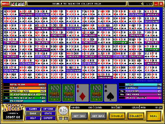 Aces and Faces 100-Hand Online-Video-Poker